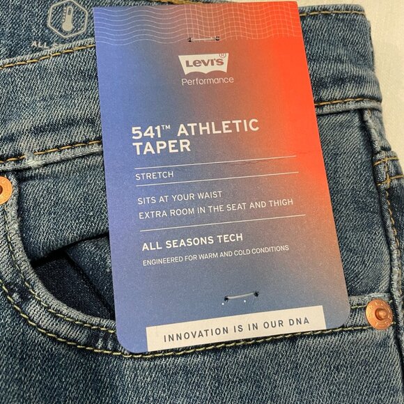 NWT  33x30 Mens Levi's 541 Athletic Taper Jeans - Picture 5 of 6